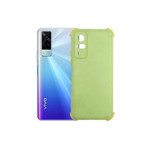 [PO14BVIY51S-2-14] Vivo Y51S Soft Bumper Pouch Mobile Pouch - Sea Green