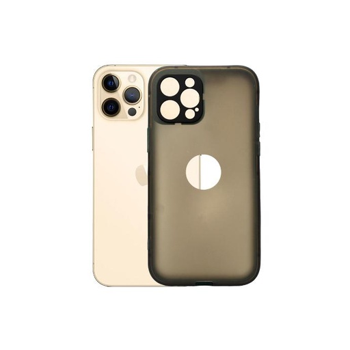 [PO16P3iPXiMAX-1-2] iPhone 11 Pro Max 3-in-1 Back Case Mobile Pouch - Stylish Protection (Black)