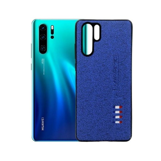 [PO18BHUP30PR-1-3] Huawei P30 Pro Leather Case Mobile Pouch (Blue)