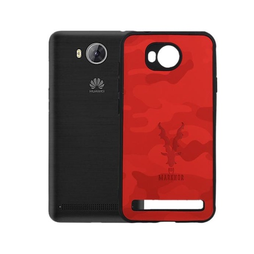 [PO18BHUY3II-3-4] Huawei Y3II Puloka Soft Case Mobile Pouch - Stylish Protection (Red)