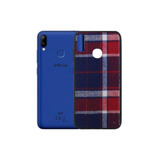 [PO18BIHOT6X-0-17] Infinix Hot 6X Leather Mobile Pouch (Navy Blue) - Stylish Protection