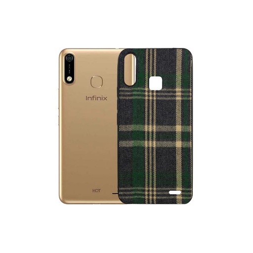 [PO18BIHOT7-0-11] Infinix Hot 7 Leather Mobile Pouch (Green) - Stylish Protection