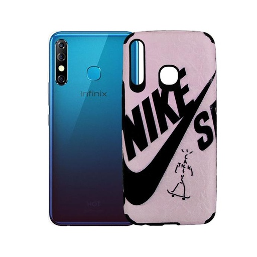 [PO18BIHOT8-6] Infinix Hot 8 Leather Line Case Mobile Pouch - Stylish Protection