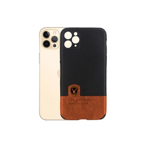 [PO18BIP11PMX-5-13] iPhone 11 Pro Max Deer Leather Mobile Pouch (Brown) - Premium Protection