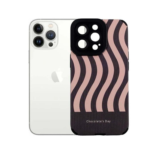 [PO18BIP13PR-2-13] Stylish iPhone 13 Pro Leather Case Mobile Pouch - Brown Protection