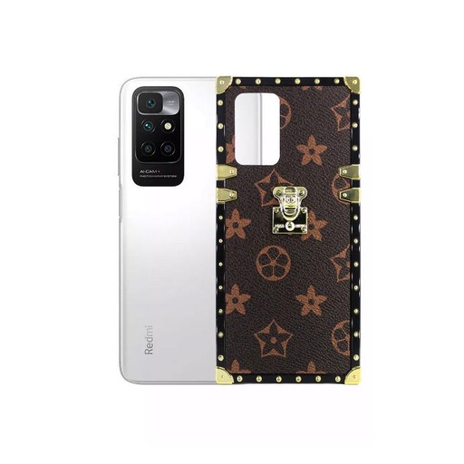 [PO18BMI10-4-13] Redmi 10 LV Case Mobile Pouch - Stylish Brown Protection