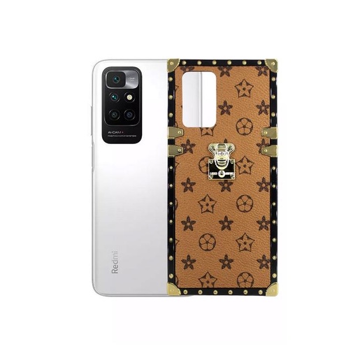 [PO18BMI10-4-5] Redmi 10 LV Case Mobile Pouch - Stylish Golden Protection