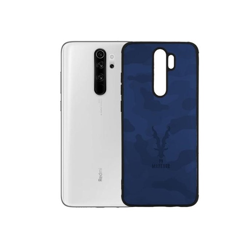 [PO18BMINOT8PR-1-3] Redmi 8 Pro Leather Case Mobile Pouch - Elegant Blue Protection
