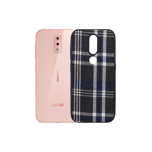 [PO18BNK2.2-0-2] Nokia 2.2 Leather Mobile Pouch - Black Stylish Protection
