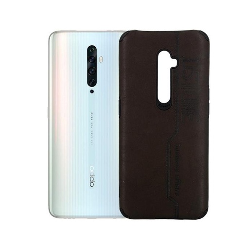 [PO18BORNO2-3-13] Oppo Reno 2 Leather Mobile Pouch - Stylish Brown Protection