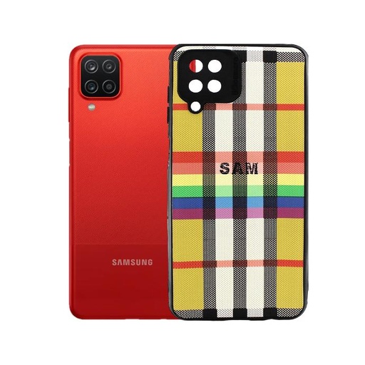 [PO18BSA12-4-0] Samsung A12 Multy-Leather Back Case Mobile Pouch - Stylish Protection