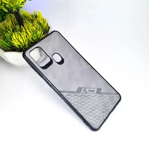 [PO18BSA12-4-9] Samsung A21S LV Chain Case Mobile Pouch (Grey)