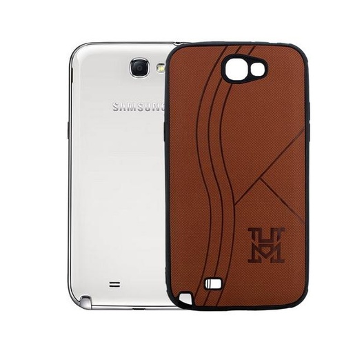 [PO18BSNOT2-7-13] Samsung Note 2 Leather Mobile Pouch (Brown)