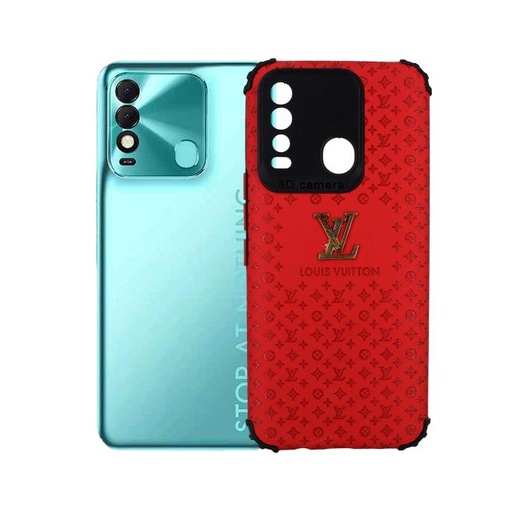 [PO18BTSPRK8-4-4] Tecno Spark 8 LV Case Mobile Pouch (Red)