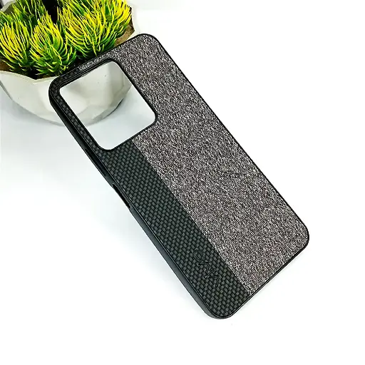 [PO18BVIY22-6-2] Vivo Y22 Dual Leather Case Mobile Pouch (Black)