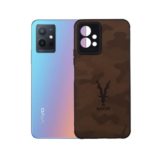 [PO18BVIY55 5G-3-13] Vivo Y55 5G Leather Case Mobile Pouch (Brown)