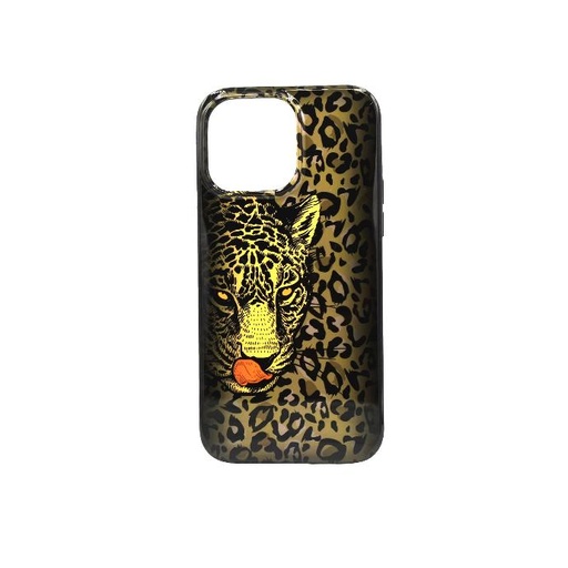 [PO20BIP14PMX-6-2] Iphone 14 Pro Max Lexuco Caballo Hermoso Hard Leather Mobile Pouch 