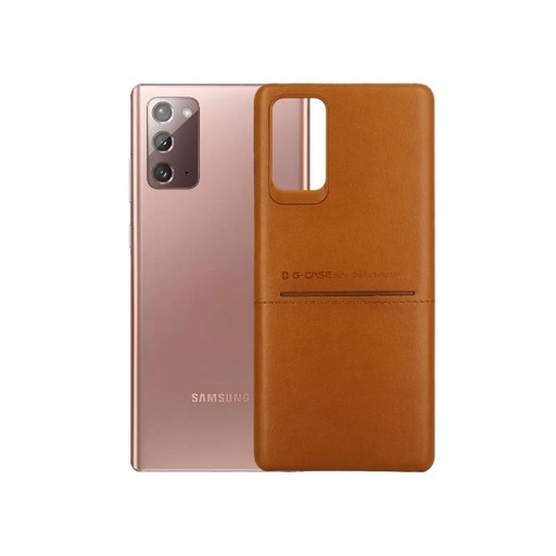 [PO22BSNOT20-5-13] Samsung Note 20 Card G-Case Pouch Mobile Pouch (Brown)