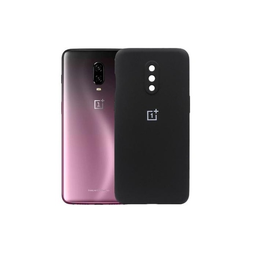 [PO23B1PL6T-1-2] OnePlus 6T Soft Silky Case Mobile Pouch (Black)