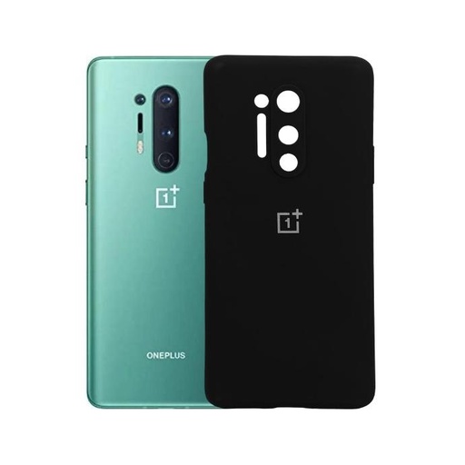 [PO23B1PL8PR-1-2] OnePlus 8 Pro Soft Silky Case Mobile Pouch (Black)