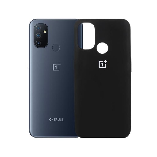 [PO23B1PLNRD100-1-2] OnePlus Nord 100 Soft Silky Case Mobile Pouch (Black)