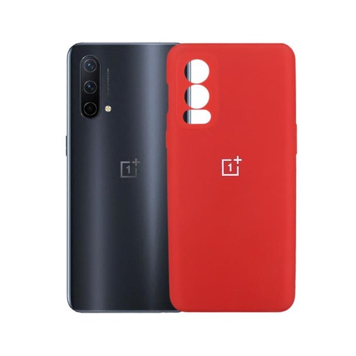 [PO23B1PLNRD2-1-4] OnePlus Nord 2 Soft Silky Case Mobile Pouch (Red)