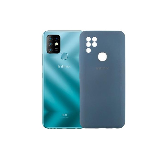 [PO23BIHOT10-3-16] Infinix Hot 10 Soft Silky Mobile Pouch (Sky Blue)