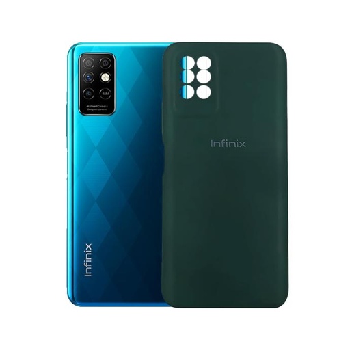 [PO23BINOT8I-3-11] Infinix Note 8i Back Case Soft Colour Mobile Pouch (Green)