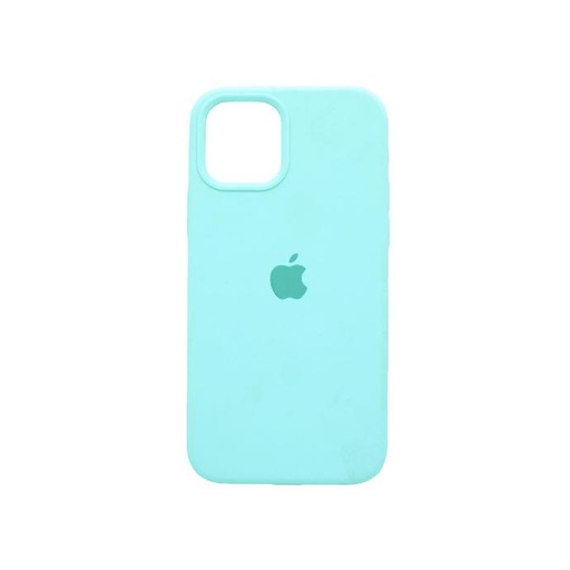 [PO23BIP12PR-1-14] Iphone 12 Pro Back Case Soft S Mobile Pouch (Sea Green)
