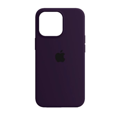 [PO23BIP13PR-1-12] Iphone 13 Pro Back Case Soft Silky Mobile Pouch (Purple)