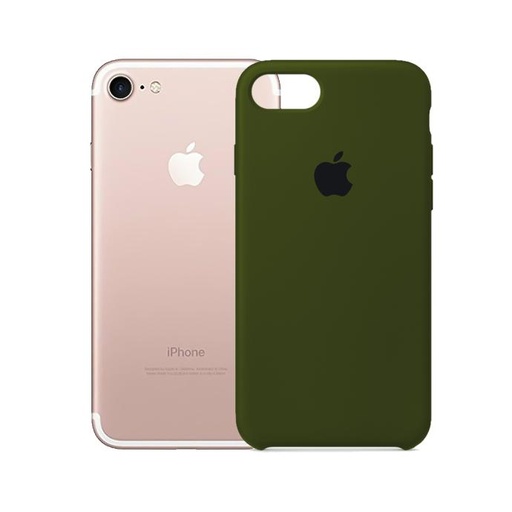 [PO23BiP7G-1-11] Iphone 7G Back Case Soft Silky Mobile Pouch (Green)