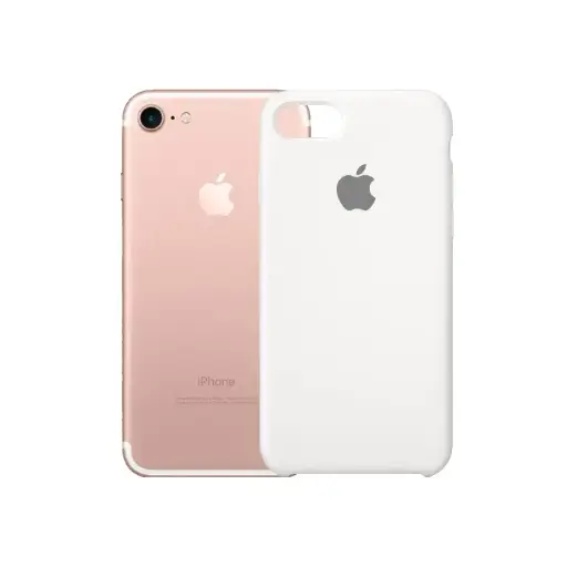 [PO23BIP7G-1-14] Iphone 7G Back Case Silicone Soft Silky Mobile Case (Sea Green)