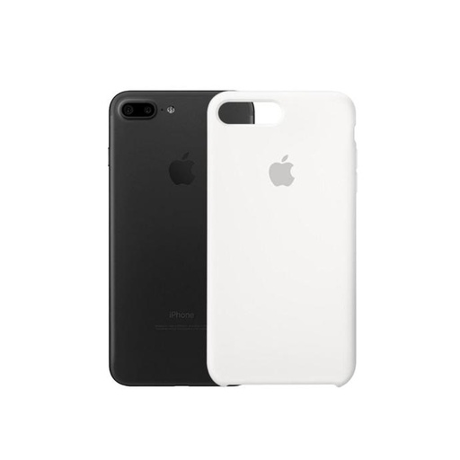 [PO23BIP7GPL-1-1] Iphone 7G Plus Back Case Soft Mobile Pouch (White)