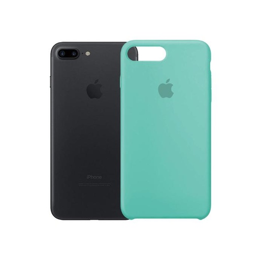 [PO23BIP7GPL-1-14] Iphone 7G Plus Back Case Soft Mobile Pouch (Sea Green)