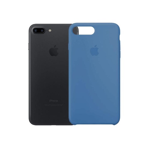 [PO23BIP7GPL-1-3] Iphone 7 Plus Official Soft Silky Case Mobile Pouch (Blue)