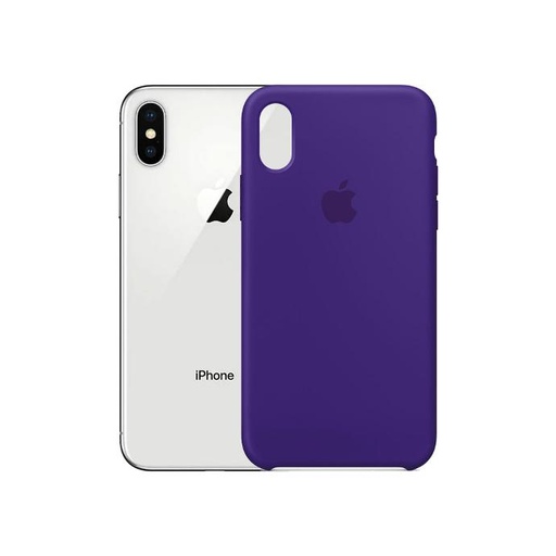[PO23BIP8X-1-12] Iphone X/XS Official Soft Silky Case Mobile Pouch (Purple)