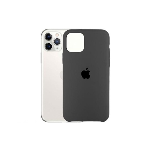 [PO23BIPXI-1-9] Iphone 11 Pro Back Case Soft Silky Mobile Pouch (Grey)