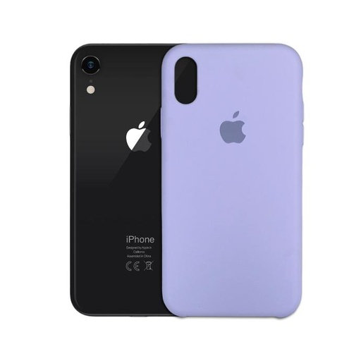 [PO23BIPXR-1-29] Iphone XR Back Case Soft Silky Mobile Pouch (Light Purple)