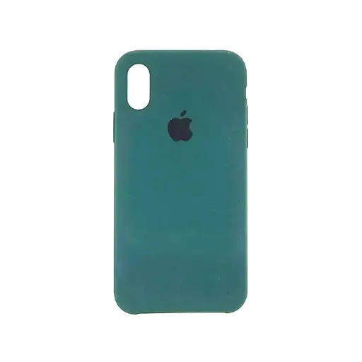 [PO23BIPXSMAX-1-11] Iphone XS Max Back Case Soft Silky Mobile Pouch (Green)