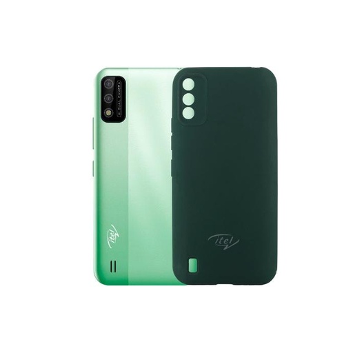 [PO23BITA26-3-11] Itel A26 Back Case Soft Colour Mobile Pouch (Green)
