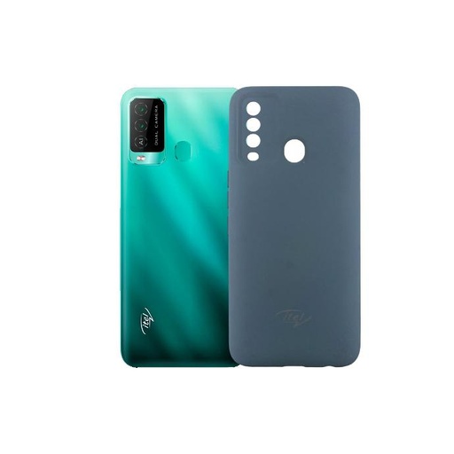 [PO23BITVISN2PL-3-16] Itel Vision 2 Plus Back Case Soft Colour Mobile Pouch (Sky Blue)