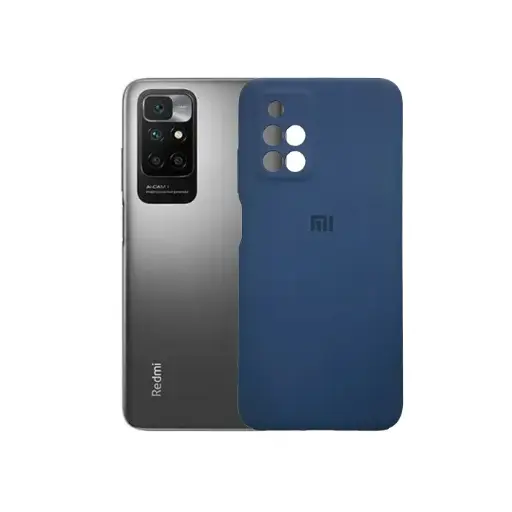 [PO23BMI10-3-16] Redmi 10 Back Case Soft Colour Mobile Pouch (Sky Blue)