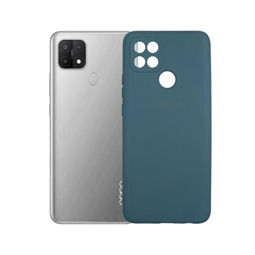 [PO23BOA15S-3-16] Oppo A15S Back Case Soft Colour Mobile Pouch (Sky Blue)
