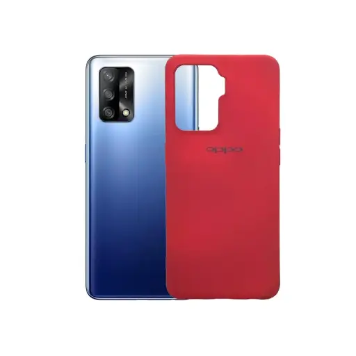 [PO23BOF19PR-3-4] Oppo F19 Pro Back Case Soft Colour Mobile Pouch (Red)