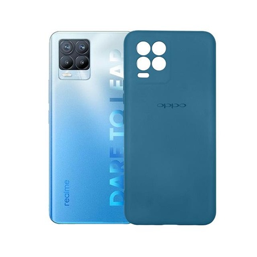 [PO23BORELME8PR-3-16] Oppo Realme 8 Pro Back Case Soft Colour Mobile Pouch (Sky Blue)