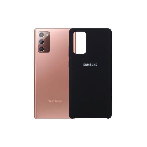 [PO23BSNOT20-1-2] Samsung Note 20 Back Case Soft Mobile Pouch (Black)