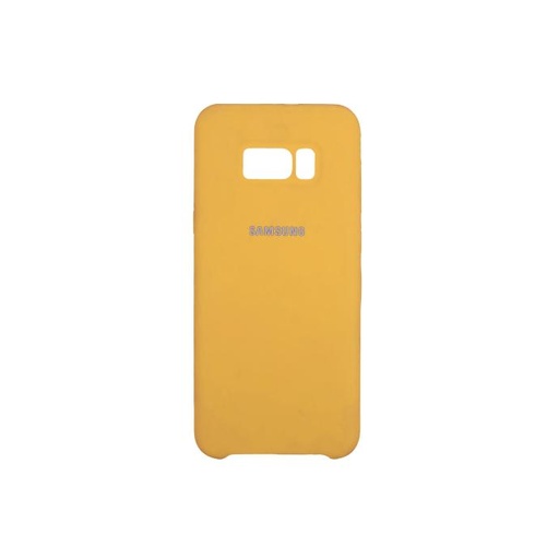 [PO23BSS8PL-1-6] Samsung S8 Plus Back Case Soft Mobile Pouch (Yellow)