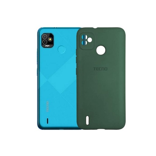 [PO23BTPOP5-3-11] Tecno Pop 5 Back Case Soft Colour Mobile Pouch (Green)