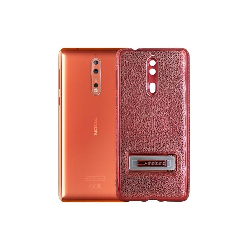 [PO25BNKA8-2-4] Nokia 8 Case Mobile Pouch (Red)