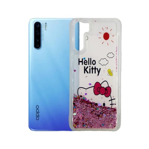 [PO25BOF15] Oppo F15 Back Case Glitter Mobile Pouch